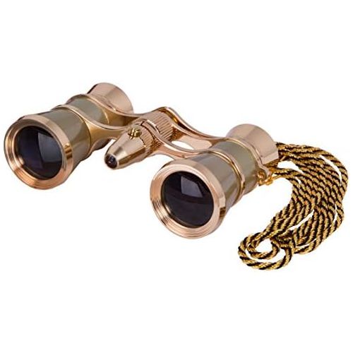  [아마존베스트]Levenhuk Broadway 325F Opera Glasses (Black Theater Binoculars with LED Light and Chain)