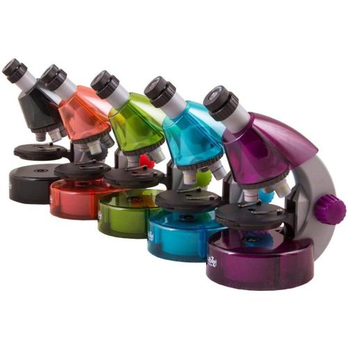  [아마존베스트]Levenhuk LabZZ M101 Amethyst Microscope for Kids with Experiment Kit  Choose Your Favorite Color