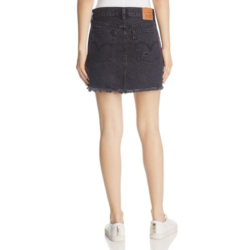 리바이스 Levis Deconstructed Denim Mini Skirt in Gimme Danger