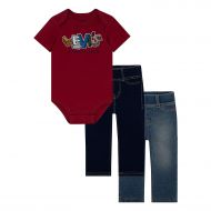 Levi%27s Levis Baby Boys First 3-Piece Bodysuits and Leggings Box Set