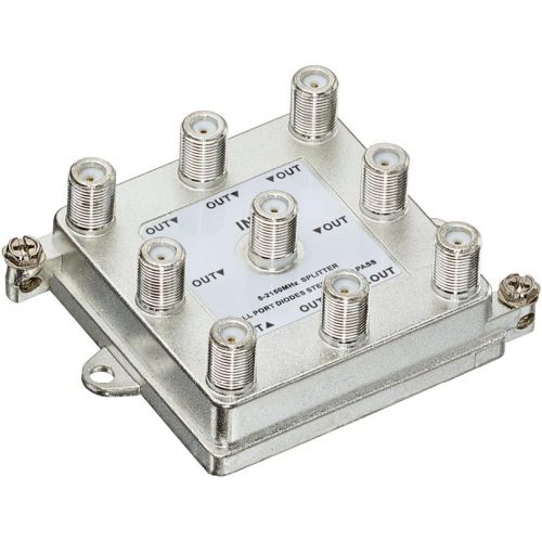  [아마존베스트]Leviton 47690-G8 1 X 8 (8-Way) 2Ghz Passive Video Splitter