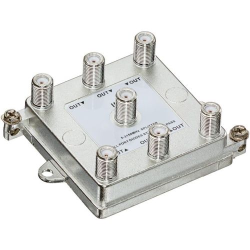  [아마존베스트]Leviton 47690-G6 1 X 6 (6-Way) 2Ghz Passive Video Splitter