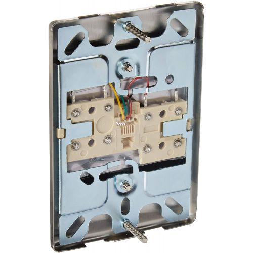  Leviton C0256-SS 6P4C TELEPHONE WP STAINLESS STEEL