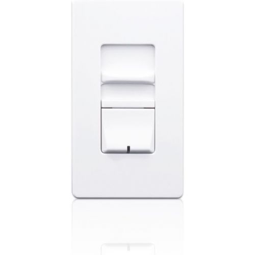  Leviton AWSMT-HAW Renoir II Preset Slide Dimmer, Ballast 3-Wire Control, Thin Heat Sink, Narrow, 5A, White