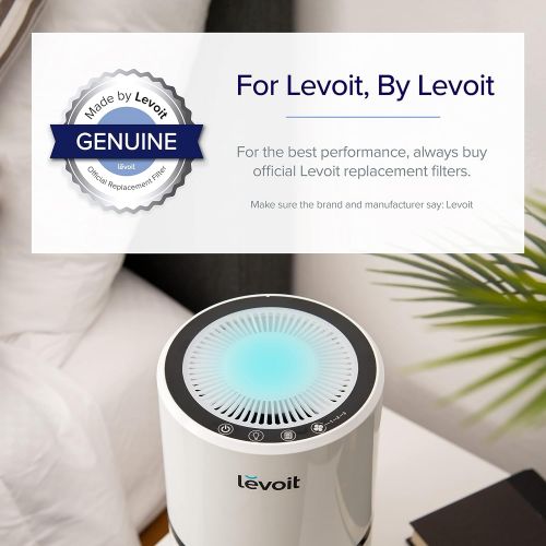  LEVOIT Air Purifier Replacement Filter, LV H132 RF, 3 in 1 Nylon Pre Filter, True HEPA Filter, High Efficiency Activated Carbon Filter, Pack of 2