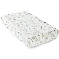 [아마존베스트]Levtex Baby Bailey Taupe and Grey Woodland Themed Plush Changing Pad Cover