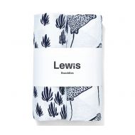 Lewis LLC Lewis 2-Piece Organic Cotton Muslin Swaddles Seaweed and Stingray Prints 100% GOTS Certified Organic...