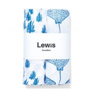 Lewis LLC Lewis 2-Piece Organic Cotton Muslin Swaddles Seaweed and Stingray Prints 100% GOTS Certified Organic...