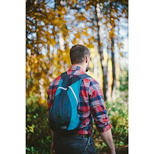  [아마존베스트]Lewis N. Clark Lewis N Clark ElectroLight Multipurpose Travel Backpack: Lightweight Backpack for Women + Men Packable Daypack, Hiking Camping, Ditty Bag, Charcoal/Neon Lemon