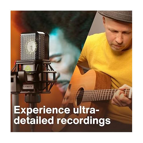  LEWITT LCT 540 S Large-Diaphragm Studio Condenser Microphone - Ultra low self-noise - Ideal for extreme processing - Low-cut filter and attenuation - Military spec transport case included