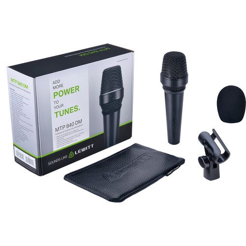  Lewitt MTP 840 DM Dynamic Supercardioid Performance Microphone