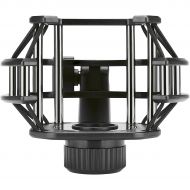 Lewitt Audio Microphones},description:Shock mount for studio microphones. Attenuates noise, shock and vibration transmitted through mic stands, booms and mounts. Quick-acting screw
