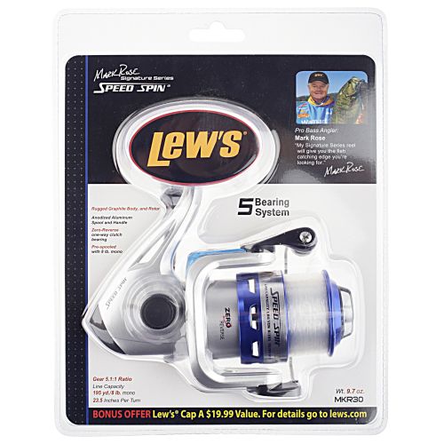  Lew's Lews Mark Rose Signature Series Speed Spin Reel