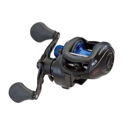  Lews Fishing American Heroes Speed Spool Baitcast Reel (Boxed Pack), 7.2 oz.120 yd.12 lb.6.4:1