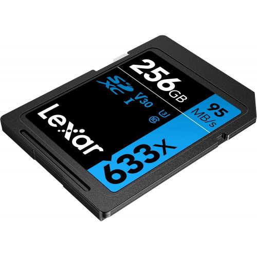  Lexar Professional 633x 256GB SDXC UHS-I Card (LSD256CBNL633)
