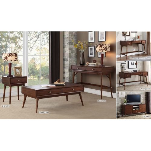  Lexicon Folio 48 x 24 Coffee Table, Brown