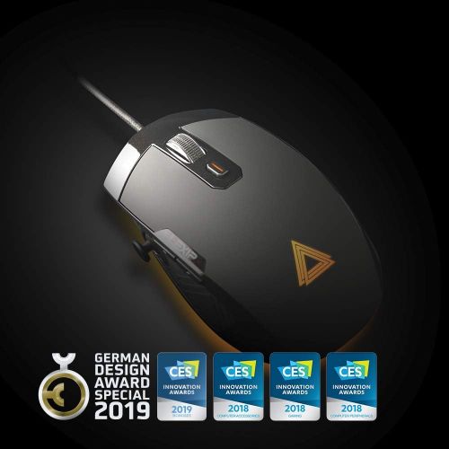  Lexip Pu94 Gaming Mouse-3D Wired and RGB Gamer Mouse-Special 3D Environments and Design Software-2 Joysticks, 6 Buttons and 12 Programmable Directions - Ultimate Glide with 6 Ceram