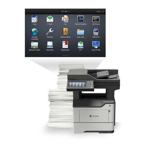  Lexmark MX622ade Mono Multifunction Laser Printer - Copy, Fax, Scan