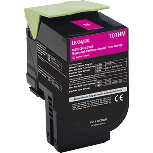  Lexmark, LEX70C1HM0, 70C1H Toner Cartridge, 1 Each