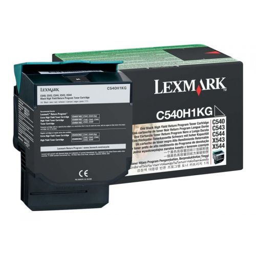  Lexmark, LEXC540H1KG, C540H1 Series Toner Cartridges, 1 Each