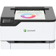 Lexmark C3426dw Color Laser Printer with Interactive Touch Screen, Full-Spectrum Security and Print Speed up to 26 ppm (40N9310),White,Small