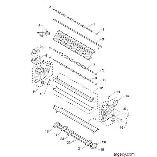  Lexmark LEXMARK - LEXMARK 11A6215 PAPER FEED MOTOR WITH BRACKET