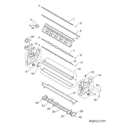  Lexmark LEXMARK - LEXMARK 11A6215 PAPER FEED MOTOR WITH BRACKET