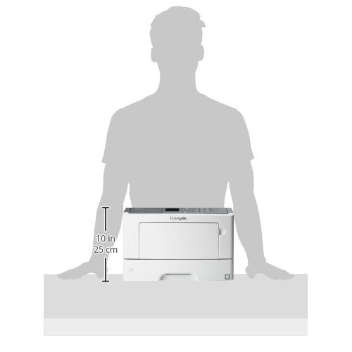  Lexmark MS510dn Compact Monochrome Laser Printer, Network Ready, Duplex Printing and Professional Features