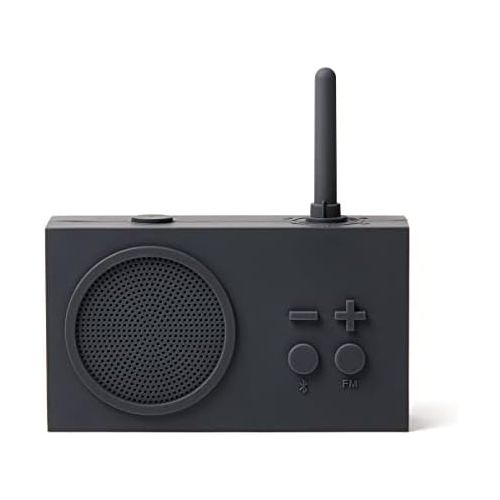  [아마존베스트]-Service-Informationen Lexon TYKHO 3 FM Radio + Bluetooth Speaker - Dark Grey