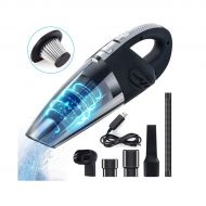 Hand Vacuum Cordless Rechargeable, Leyeet 120W 4000 PA Powerful Suction Handheld Vacuum with 2200mAh Lithium Battery, Wet Dry Portable Vacuum Cleaner for Car, Pet Hair, Dust, Home
