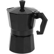 Leyeet Coffee Maker Pot, Aluminum Coffee Pot Stovetop Espresso Maker Kitchen Accessory for Hone Office Coffee Shop Use 150ml 3Cup