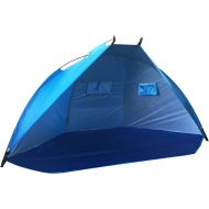 Leyeet 2 Person Beach Tent Portable Sun Shade Instant Tent Single Layer Windproof Waterproof Sun Shelter for Fishing Hiking Camping Accessories