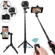 [아마존베스트]YunTeng Selfie Stick Tripod,40 Inch Extendable Selfie Stick Tripod with Wireless Remote Control,Compatible with iPhone 6 7 8 X Plus, Samsung Galaxy S9 Note8, Gopro,Digital Cameras