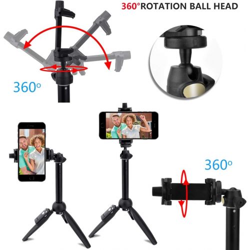  [아마존베스트]YunTeng Selfie Stick Tripod,40 Inch Extendable Selfie Stick Tripod with Wireless Remote Control,Compatible with iPhone 6 7 8 X Plus, Samsung Galaxy S9 Note8, Gopro,Digital Cameras