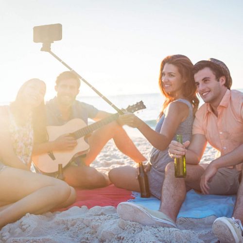  [아마존베스트]YunTeng Selfie Stick Tripod,45 Inch Extendable Selfie Stick Tripod with Wireless Remote Control，Compatible with iPhone 6 7 8 X Plus,Samsung Galaxy S9 Note8, Gopro