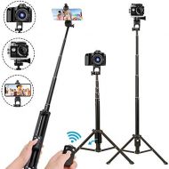 [아마존베스트]YunTeng Selfie Stick Tripod,54 Inch Extendable Camera Tripod for Cellphone,Wireless Remote for Apple & Android Devices,Compatible with iPhone 6 7 8 X Plus,Samsung Galaxy S9 Note8,Gopro Ada