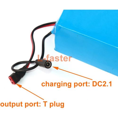  L-faster 36V 12Ah Electric Bike Lithium Battery with Charger Electric Scooter Battery Can Put in Our Battery Bag