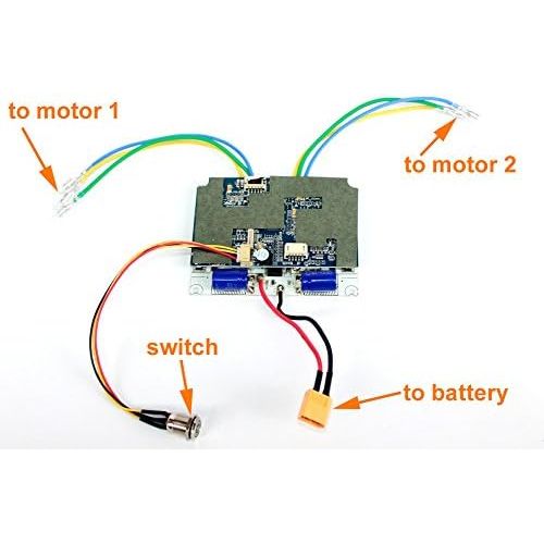  L-faster 36V 11Ah Electric Off Road Skateboard Battery Set Comes with Control Board and Remote Customized 36V Lithium Battery Plastic Box