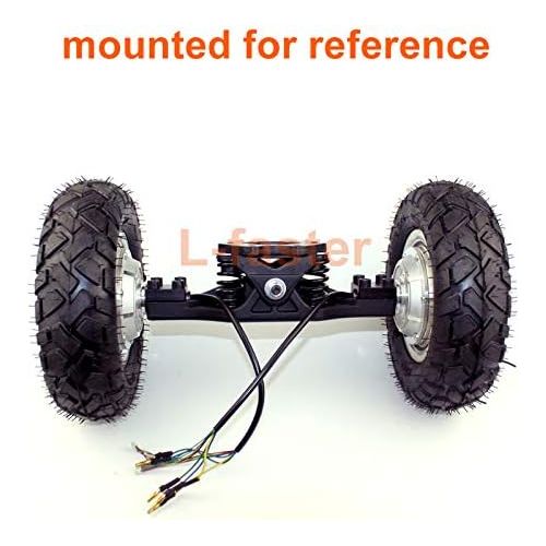  L-faster Off Road Skateboard Truck for Single Shaft Hub Motor Wheel Mountain Board Spring Truck Compatible with Hoverboard Motor Wheel