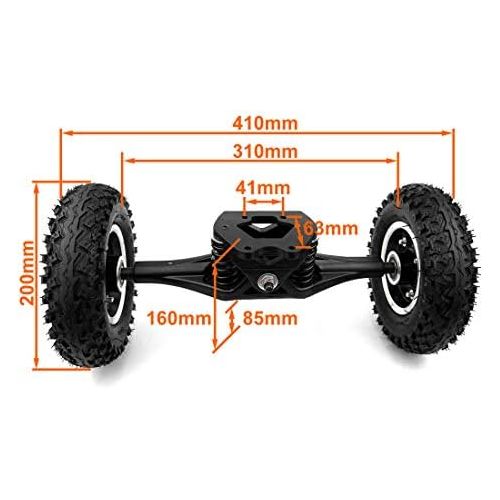  L-faster Mountain Skateboard Conversion Kit with Stronger Motor Bracket Off Road Board Truck with 190KV N63 Motor