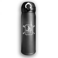 Lfingmdkng Flokis Shipyard Vacuum Insulated Cup - Double Walled Stainless Steel Water Thermos 17 Oz