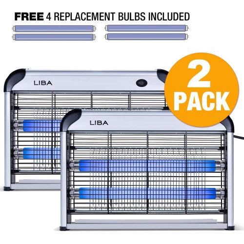  [아마존 핫딜]  [아마존핫딜]LiBa Bug Zapper Electric Indoor Insect Killer Mosquito, Bug, Fly Killer Powerful 2800V Grid (2-Pack)