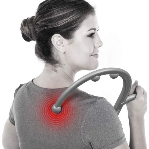  [아마존 핫딜]  [아마존핫딜]LiBa Back and Neck Massager for Trigger Point Fibromyalgia Pain Relief and Self Massage Hook Cane Therapy