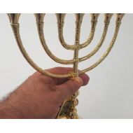 LiamCenter Messianic Brass Copper Menorah Menora 10 25cm Israel 7 Candle Holder From Israel