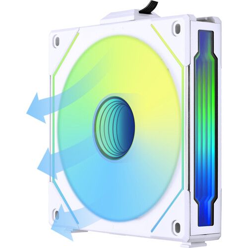  Lian Li Uni Fan SL-Infinity Reverse Blade Case Fan (White)