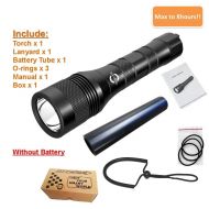 Liaoshan life liaoshan life Waterproof 1000 Lumens XM-L2 LED Diving Flashlight Underwater 150m Depth Bright LED Lighting Lamp Dive Video Lights Torch for Diving Video(Without Battery and Charger