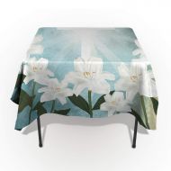 Libaoge Mountain Table Cloths, Hope of Easter Day 60 x 90(153 x 229cm) Custom Print Table Cloth Protector, Highboy Asian Outdoor Tablecloth Rectangle