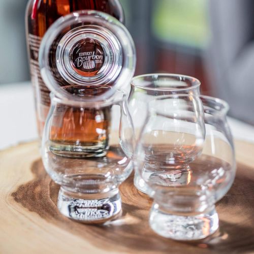 [아마존베스트]Libbey Signature Kentucky Bourbon Trail Whiskey Glasses, Set of 4