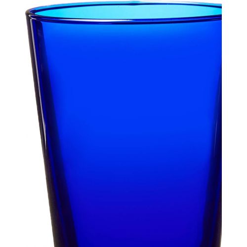  [아마존베스트]Libbey Cobalt Flare Tumbler Glasses, Set of 8