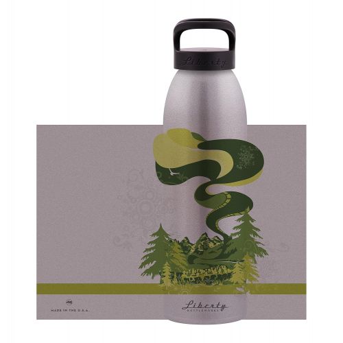  Liberty Bottleworks Natures Stage Aluminum Water Bottle, Made in USA
